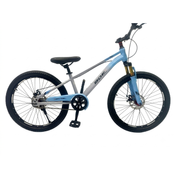 BDF 24" Ash White & Sea Blue Front Shock Bicycle