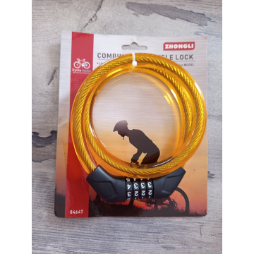Zongli Heavy Duty Wire Lock 4-Digit Code Lock (Large) Product image