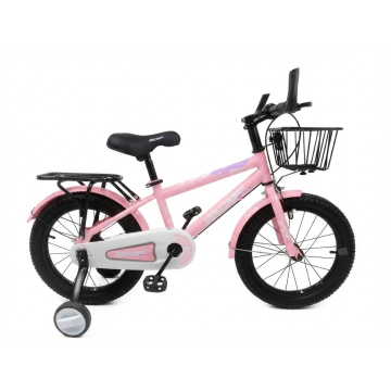 BDF 16" Pink Kids Bicycle with Basket & Carrier