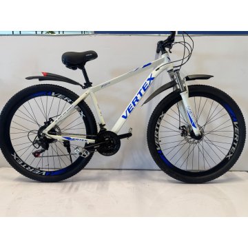 Vertex 29" White Blue Mountain Bicycle 