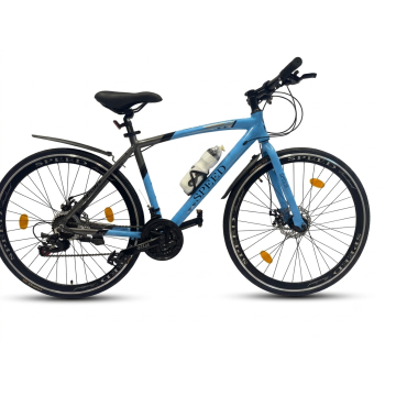 Speed 115 Hybrid Bicycle 700C – Light Blue Grey
