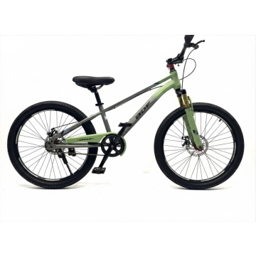 BDF 24" Grey Sea Green Mountain Bike with Front Shock