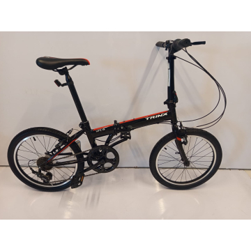 Trinx LIFE 1.5 Folding Bicycle – Black & Red