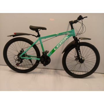 LEISA 26” Sea Green & White Front Suspension Fork – Stylish Shock Absorbe