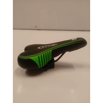 ComfortRide Black & Green Foam Bicycle Seat