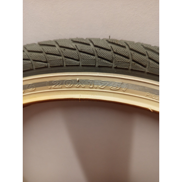 20x1.75 Bicycle Tyre – Dual Tone (Grey & White)