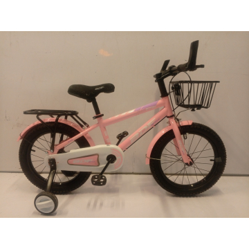 BDF 16" Pink Kids Bicycle with Basket & Carrier