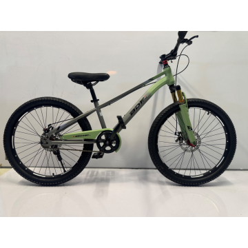 BDF 24" Grey Sea Green Mountain Bike with Front Shock