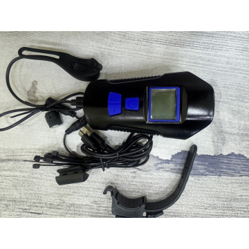 3-in-1 Rechargeable Speedometer with LED Light & Horn