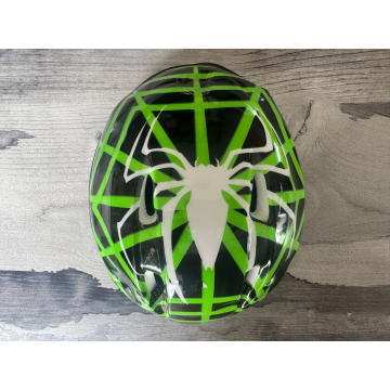 Kids Spiderman Helmet – Green | Safe & Stylish Cycling Gear