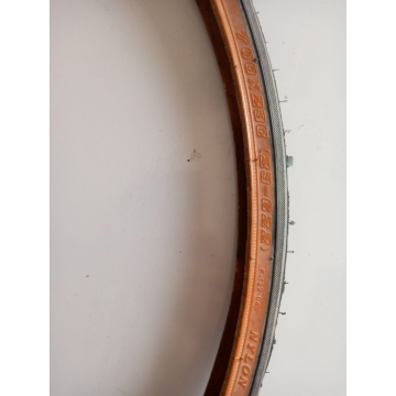 Tyre 700x23c Black Matte orange